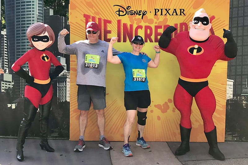 Photo of Greg and Lynn Gaumer at The Incredibles photo opt