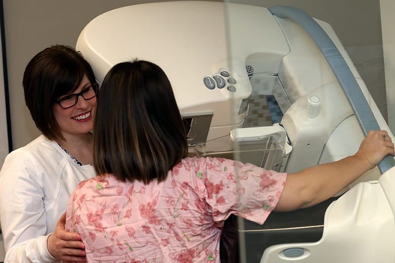 Patient Navigator speaking with patient