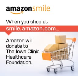 When you shop at smile.amazon.com Amazon will donate to The Iowa Clinic Healthcare Foundation